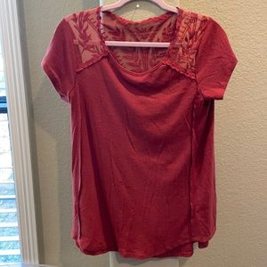 Red Xhilaration Top
